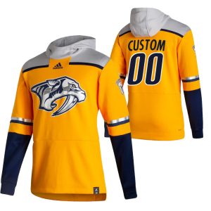 Alluring Nashville Predators Custom Adidas Reverse Retro Pullover Hoodie Gold for an exciting hockey game