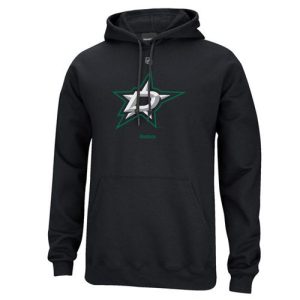 Alluring Reebok Dallas Stars Primary Logo Pullover Hoodie Black to show your team love