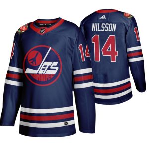 Alluring Winnipeg Jets #14 Ulf Nilsson Men's 2019 20 Heritage Classic Wha Navy Stitched NHL Jersey for a memorable sports moment