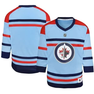 Alluring Winnipeg Jets Preschool Anniversary Replica Jersey   Light Blue for an exciting hockey game