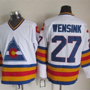 Cool Avalanche #27 John Wensink White CCM Throwback Stitched NHL Jersey to stand out at the stadium