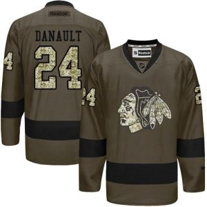 Sleek Blackhawks #24 Phillip Danault Green Salute to Service Stitched NHL Jersey to show your team spirit