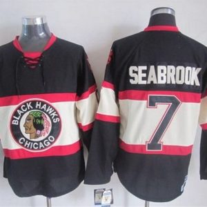 Sleek Blackhawks #7 Brent Seabrook Black Third CCM Stitched NHL Jersey a must - have for collectors
