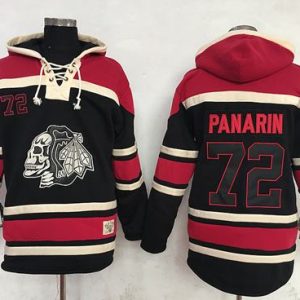 Stunning Blackhawks #72 Artemi Panarin Black Sawyer Hooded Sweatshirt Stitched NHL Jersey to elevate your fan gear collection