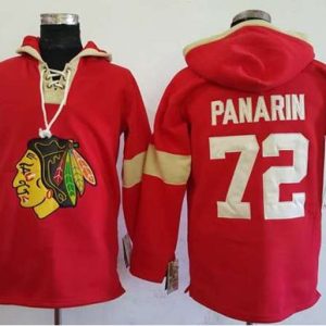 Stylish Blackhawks #72 Artemi Panarin Red Pullover Hoodie Stitched NHL Jersey for ultimate hockey enthusiasts