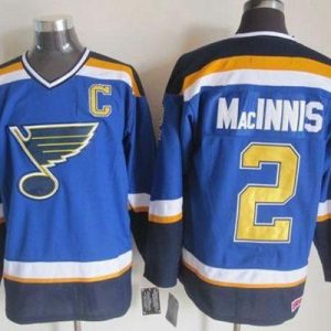 Sleek Blues #2 Al MacInnis Light Blue CCM Throwback Stitched NHL Jersey to elevate your fan gear collection
