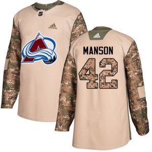 Chic Adidas Avalanche #42 Josh Manson Camo Youth Authentic 2017 Veterans Day Stitched NHL Jersey to show your team love