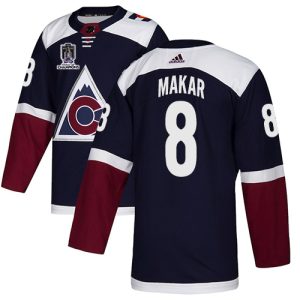 Chic Adidas Avalanche #8 Cale Makar Navy 2022 Stanley Cup Champions Alternate Authentic Stitched NHL Jersey for die   hard Blackhawks fans