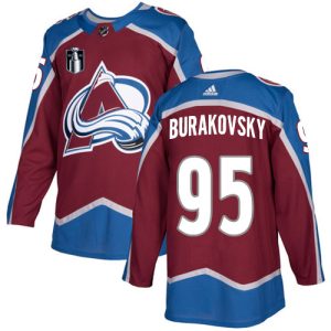 Chic Adidas Avalanche #95 Andre Burakovsky Burgundy 2022 Stanley Cup Final Patch Home Authentic Stitched NHL Jersey for die   hard Blackhawks fans