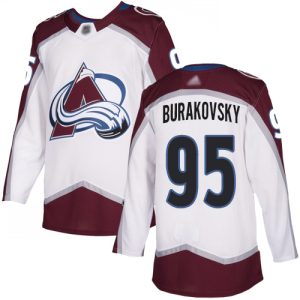 Chic Adidas Avalanche #95 Andre Burakovsky White Road Authentic Stitched Youth NHL Jersey to show your team love