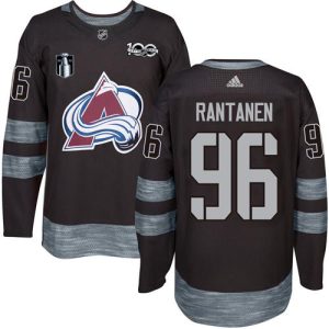 Chic Adidas Avalanche #96 Mikko Rantanen Black 2022 Stanley Cup Final Patch 100th Anniversary Stitched NHL Jersey to stand out at the stadium