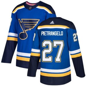 Chic Adidas Blues #27 Alex Pietrangelo Blue Home Authentic Stitched Youth NHL Jersey to add to your hockey memorabilia collection