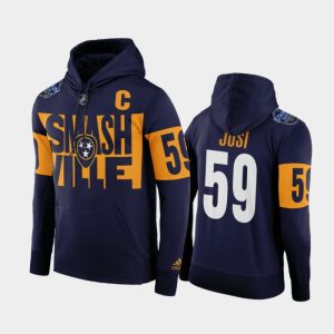 Chic Adidas Predators #59 Roman Josi 2022 Stadium Series NHL Hoodie   Smashville Navy for a memorable sports moment