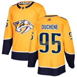 Chic Adidas Predators #95 Matt Duchene Yellow Home Authentic Stitched Youth NHL Jersey for a valuable hockey collectible
