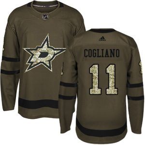 Chic Adidas Stars #11 Andrew Cogliano Green Salute to Service Youth Stitched NHL Jersey for true hockey enthusiasts