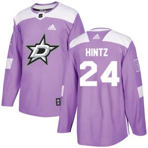 Chic Adidas Stars #24 Roope Hintz Purple Authentic Fights Cancer Youth Stitched NHL Jersey to stand out at the stadium