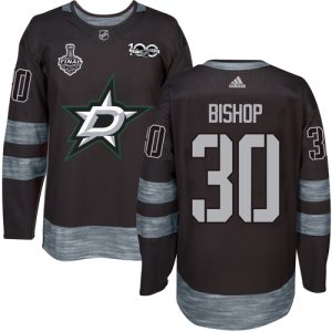 Chic Adidas Stars #30 Ben Bishop Black 1917 2017 100th Anniversary 2020 Stanley Cup Final Stitched NHL Jersey to show your team love
