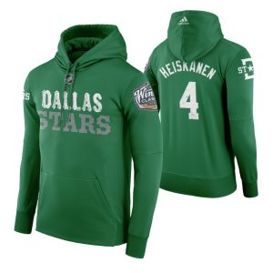Chic Adidas Stars #4 Miro Heiskanen Men's Green 2020 Winter Classic Retro NHL Hoodie to show your team love