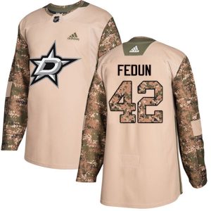 Chic Adidas Stars #42 Taylor Fedun Camo Authentic 2017 Veterans Day Stitched NHL Jersey to support your favorite players