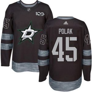 Chic Adidas Stars #45 Roman Polak Black 1917 2017 100th Anniversary Stitched NHL Jersey to stand out at the stadium