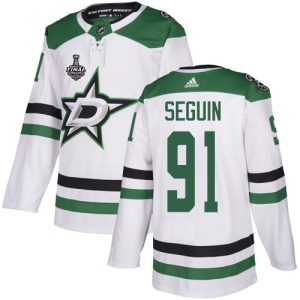 Chic Adidas Stars #91 Tyler Seguin White Road Authentic Youth 2020 Stanley Cup Final Stitched NHL Jersey to show your team love