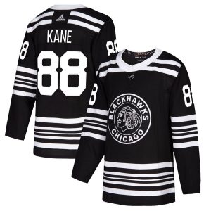 Chic Chicago Blackhawks #88 Patrick Kane Men's Adidas Black Alternate 2019 20 Authentic Player NHL Jersey for true hockey enthusiasts