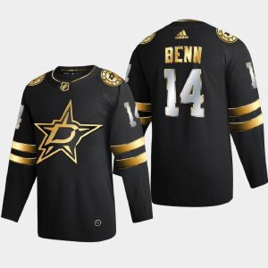 Chic Dallas Stars #14 Jamie Benn Men's Adidas Black Golden Edition Limited Stitched NHL Jersey for true hockey enthusiasts