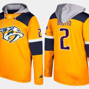 Chic Predators #2 Anthony Bitetto Yellow Name And Number Hoodie to support your favorite players