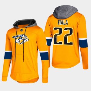 Chic Predators #22 Kevin Fiala Gold 2018 Pullover Platinum Hoodie for an exciting hockey game