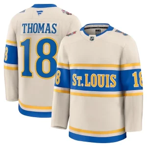 Chic Robert Thomas St. Louis Blues 2025 NHL Winter Classic Premium Player Jersey   Cream for a memorable sports moment