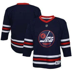 Fabulous Winnipeg Jets Preschool 2021/22 Alternate Replica Jersey   Navy to show your team love