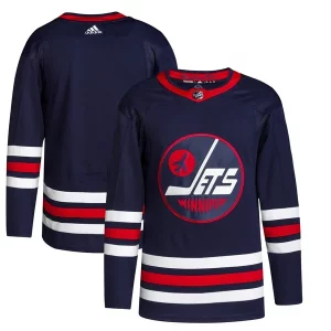 Chic Winnipeg Jets adidas Men's 2021/22 Alternate Primegreen Authentic Jersey   Navy to add to your hockey memorabilia collection