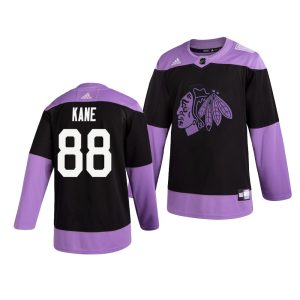 Stylish Chicago Blackhawks #88 Patrick Kane Adidas Men's Hockey Fights Cancer Practice NHL Jersey Black for die - hard fans