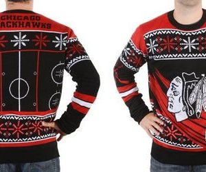 Top - notch Chicago Blackhawks Men's NHL Ugly Sweater 1 for ultimate hockey enthusiasts