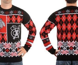 Stylish Chicago Blackhawks Men's NHL Ugly Sweater for die - hard fans