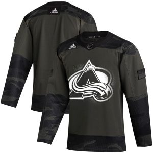 Premium Colorado Avalanche Adidas 2019 Veterans Day Authentic Practice NHL Jersey Camo for die - hard fans