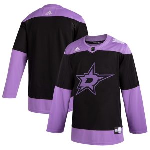 Premium Dallas Stars Adidas Hockey Fights Cancer Practice Jersey Black perfect for game days