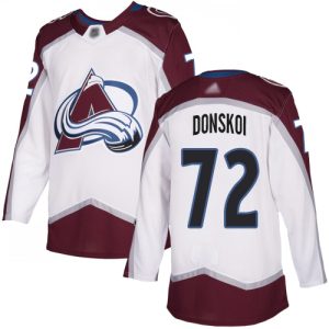 Elegant Adidas Avalanche #72 Joonas Donskoi White Road Authentic Stitched Youth NHL Jersey for a memorable sports moment