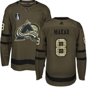 Elegant Adidas Avalanche #8 Cale Makar Green Youth 2022 Stanley Cup Final Patch Salute to Service Stitched NHL Jersey to show your team love
