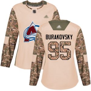 Elegant Adidas Avalanche #95 Andre Burakovsky Camo Authentic 2017 Veterans Day Women's Stitched NHL Jersey for true hockey enthusiasts