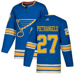 Elegant Adidas Blues #27 Alex Pietrangelo Blue Alternate Authentic Stitched Youth NHL Jersey for die   hard Blackhawks fans