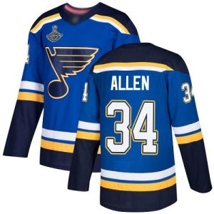 Elegant Adidas Blues #34 Jake Allen Blue Home Authentic Stanley Cup Champions Stitched Youth NHL Jersey to add to your hockey memorabilia collection