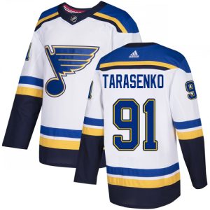 Elegant Adidas Blues #91 Vladimir Tarasenko White Road Authentic Stitched Youth NHL Jersey to add to your hockey memorabilia collection