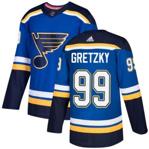 Elegant Adidas Blues #99 Wayne Gretzky Blue Home Authentic Stitched Youth NHL Jersey for a memorable sports moment