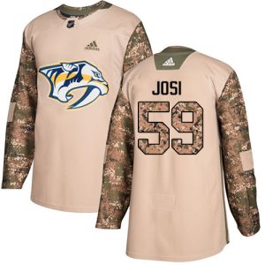Elegant Adidas Predators #59 Roman Josi Camo Authentic 2017 Veterans Day Stitched Youth NHL Jersey for die   hard Blackhawks fans