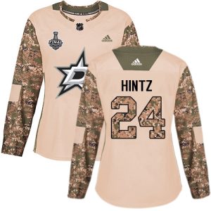 Elegant Adidas Stars #24 Roope Hintz Camo Authentic 2017 Veterans Day Women's 2020 Stanley Cup Final Stitched NHL Jersey to stand out at the stadium
