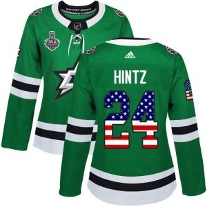 Elegant Adidas Stars #24 Roope Hintz Green Home Authentic USA Flag Women's 2020 Stanley Cup Final Stitched NHL Jersey for a memorable sports moment