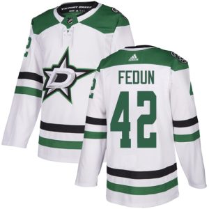 Elegant Adidas Stars #42 Taylor Fedun White Road Authentic Stitched NHL Jersey to add to your hockey memorabilia collection