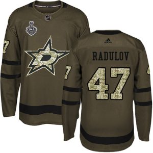 Elegant Adidas Stars #47 Alexander Radulov Green Salute to Service 2020 Stanley Cup Final Stitched NHL Jersey for a memorable sports moment