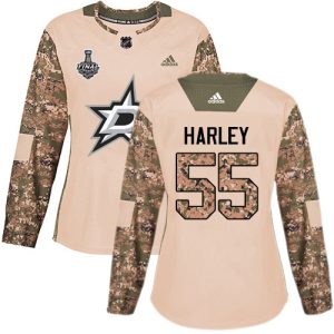 Elegant Adidas Stars #55 Thomas Harley Camo Authentic 2017 Veterans Day Women's 2020 Stanley Cup Final Stitched NHL Jersey for top   notch game   day wear